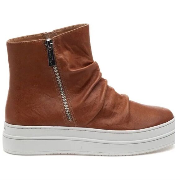 J/Slides Tina Platform High Top Sneakers - Picture 4 of 6